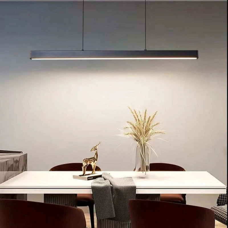 LED Pendant Light Linear Dimmable Three Color Temperatures