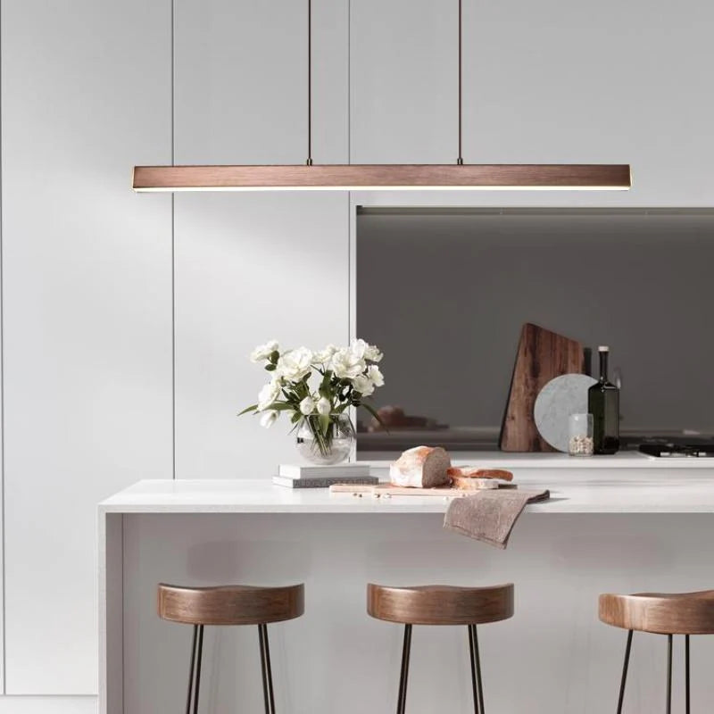 LED Pendant Light Linear Dimmable Three Color Temperatures