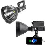 LED Spotlight 9000 Lumens Rechargeable Tripod