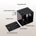 LED Wall Light Rechargeable Wireless Adjustable Beam Angle