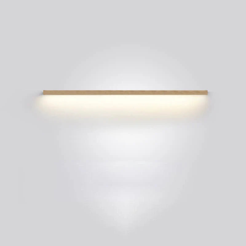 LED Wall Light Solid Wood Dimmable & Color-Adjustable