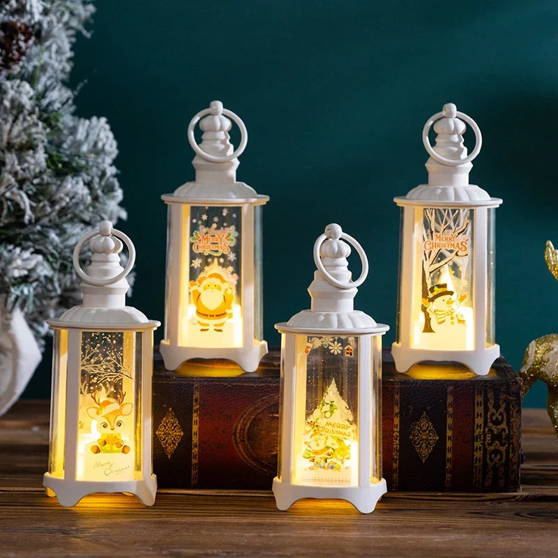 Lantern Christmas Motif Warm LED Weather-Resistant