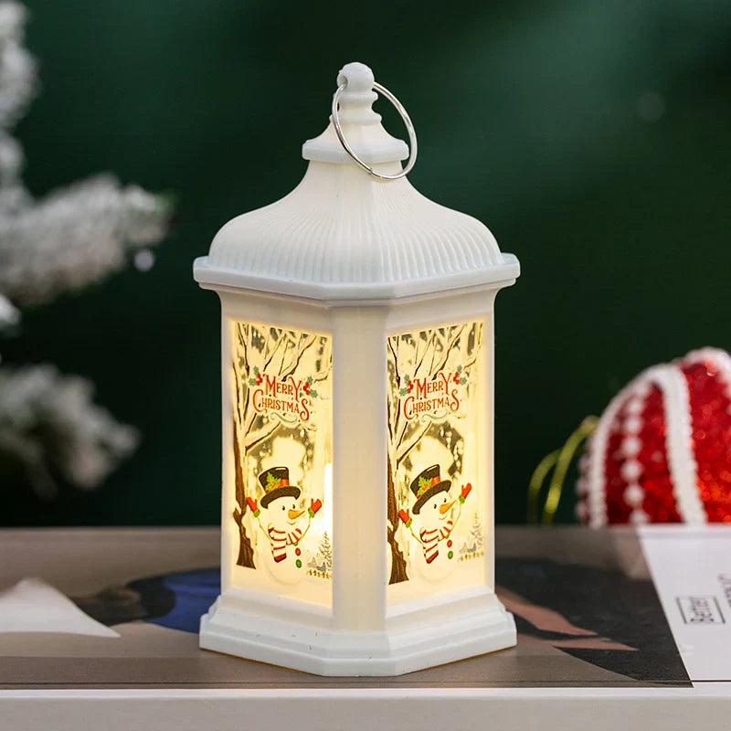 Lantern Christmas Scene Battery-Free Hanging & Tabletop