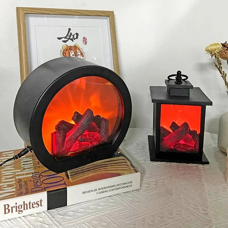 Lantern Flameless Flickering LED USB & Battery