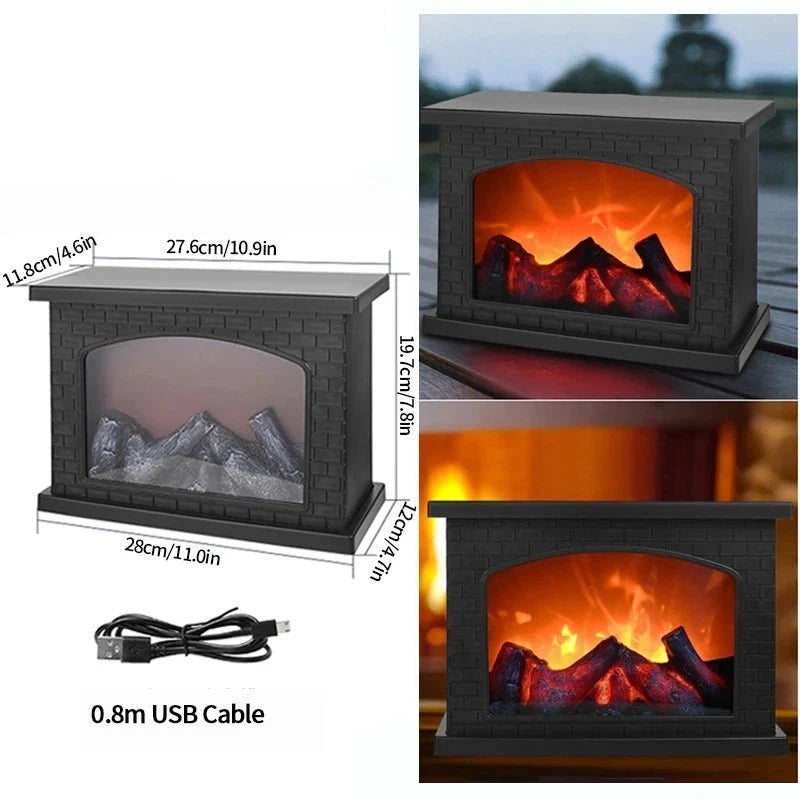 Lantern Flameless Flickering LED USB & Battery