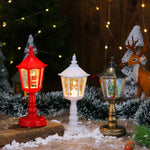 Lantern Santa Figurine Energy-Efficient LED Indoor & Outdoor