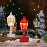 Lantern Santa Figurine Energy-Efficient LED Indoor & Outdoor