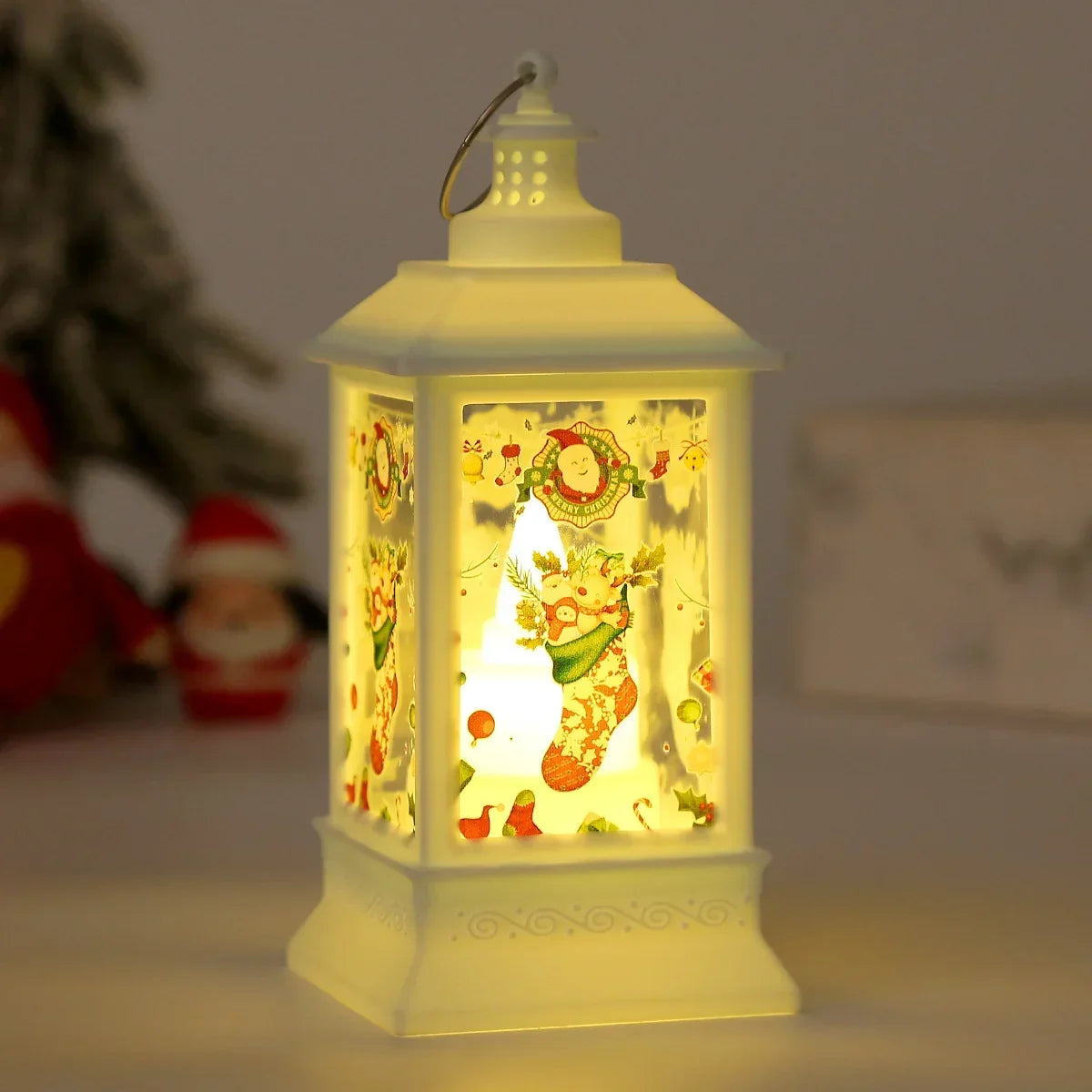 Lantern Santa Graphic Lightweight & Durable