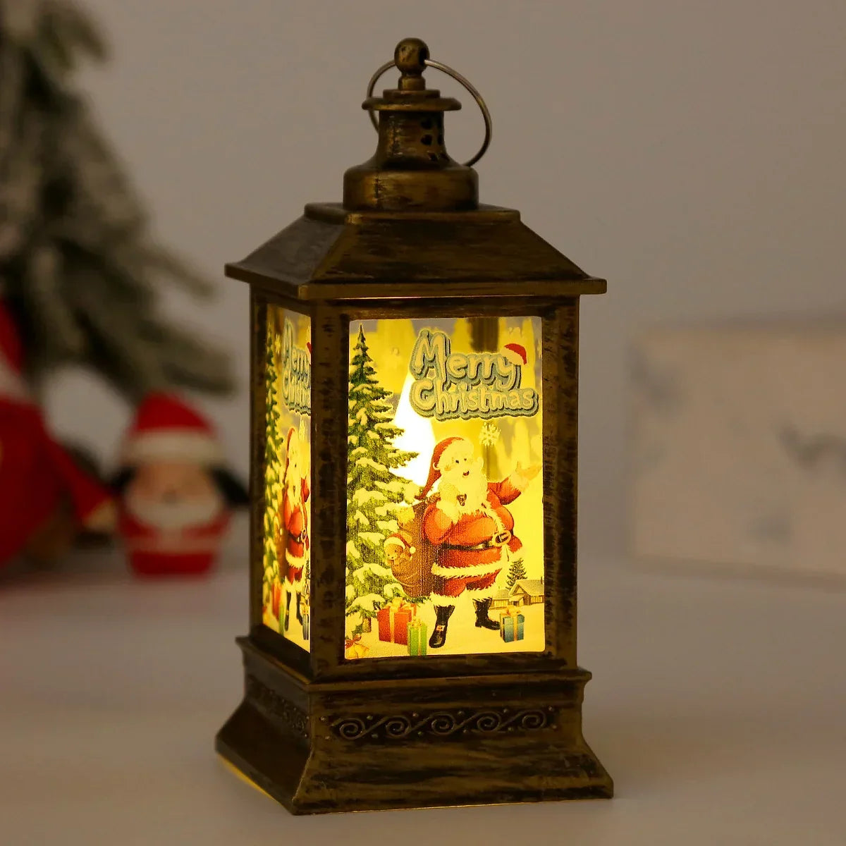 Lantern Santa Graphic Lightweight & Durable