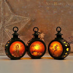 Lantern Skeleton Motif Integrated LED Indoor Outdoor