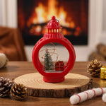 Lantern Tabletop Soft Warm LED Tree & Gifts Cutout