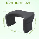 Lap Desk Pillow Ergonomic Backrest Built-In Armrests & Side Pocket