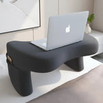 Lap Desk Pillow Ergonomic Backrest Built-In Armrests & Side Pocket