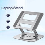 Laptop Stand 360° Rotating & Height-Adjustable Aluminum Non-Slip