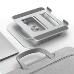 Laptop Stand 360° Rotating & Height-Adjustable Aluminum Non-Slip