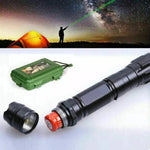 Laser Pointer Green USB Rechargeable Anodized Metal Body