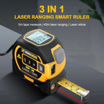Laser Tape Measure 197 Ft Rangefinder 16 Ft Tape