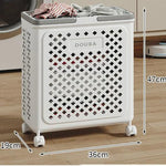 Laundry Basket Rolling Wheels Foldable Waterproof