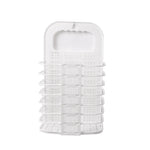 Laundry Storage Basket Wall-Mounted Foldable No-Drill Installation Holds 22 Lb+