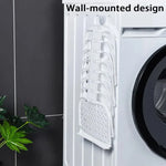 Laundry Storage Basket Wall-Mounted Foldable No-Drill Installation Holds 22 Lb+