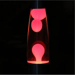 Lava Lamp Flowing Wax Compact 13-Inch Metal Base