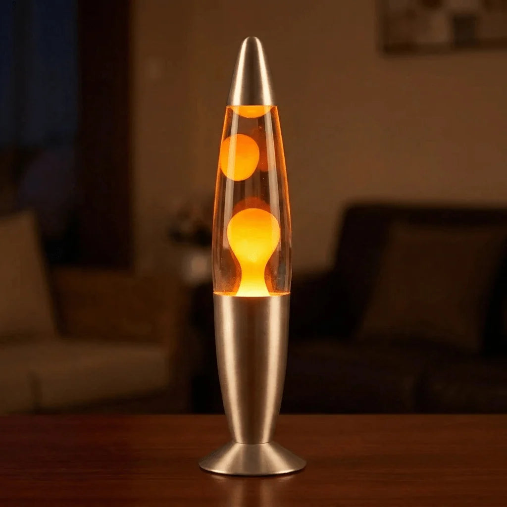 Lava Lamp Wax Motion Warm Ambient Light