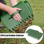 Leaf Scoop Plastic Comb-Style Edge Built-In Hand Strap