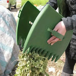 Leaf Scoop Plastic Comb-Style Edge Built-In Hand Strap