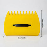 Leaf Scoop Plastic Comb-Style Edge Built-In Hand Strap
