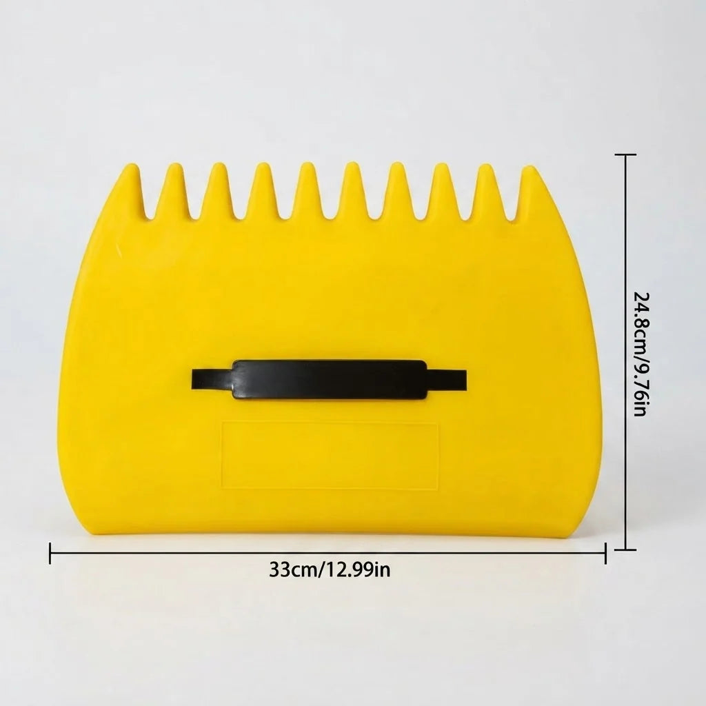 Leaf Scoop Plastic Comb-Style Edge Built-In Hand Strap
