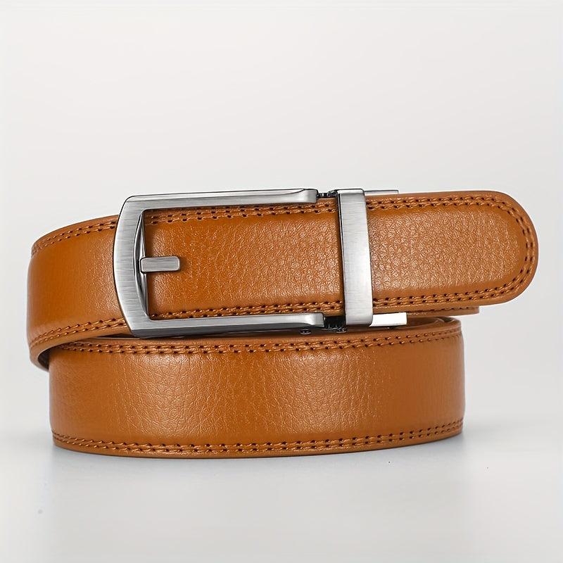 Leather Belt Genuine Leather Classic Buckle for Formal & Casual Wear