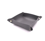 Leather Catchall Tray Multiple Compartments Desk Organizer