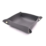 Leather Catchall Tray Multiple Compartments Desk Organizer