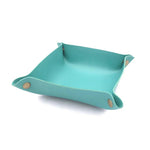 Leather Catchall Tray Multiple Compartments Desk Organizer
