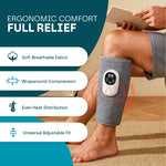 Leg & Calf Massager Cordless Heat Therapy Adjustable Fit