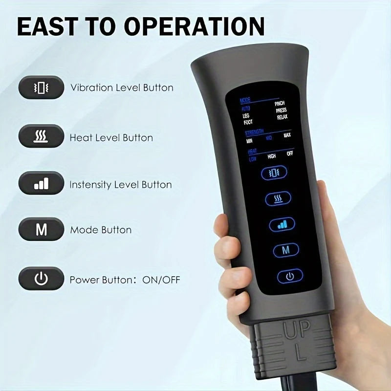 Leg Massager Full-Leg 360-Degree Compression & Heat