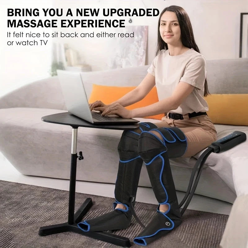 Leg Massager Full-Leg 360-Degree Compression & Heat