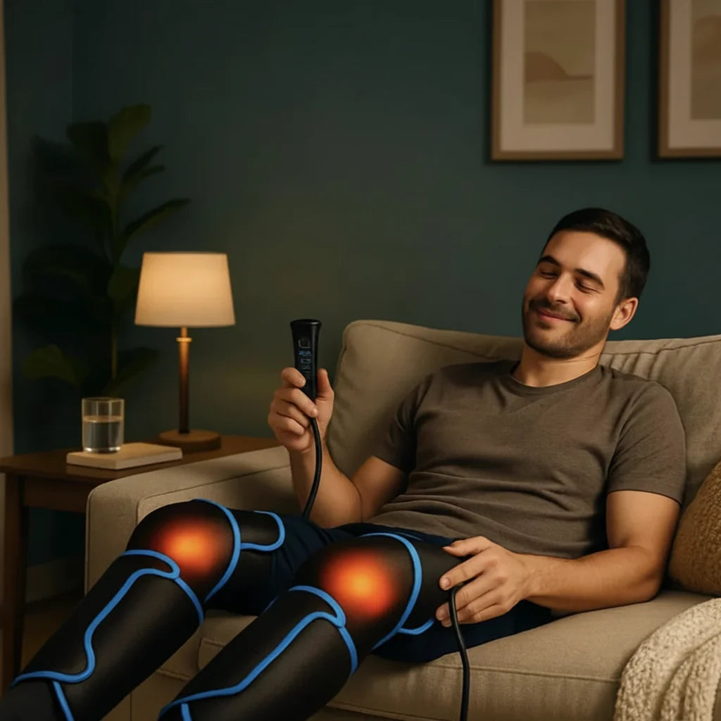 Leg Massager Full-Leg 360-Degree Compression & Heat