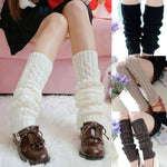 Leg Warmers Ribbed Acrylic Non-Slip Elastic Top