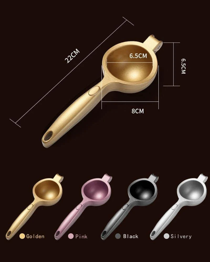 Lemon Squeezer Zinc Alloy Easy-Clean Hand Press