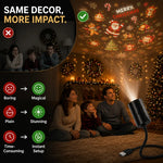 Light Projector USB Powered 4K Ultra-HD Interchangeable Scenes