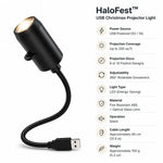 Light Projector USB Powered 4K Ultra-HD Interchangeable Scenes