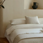 Linen Bedding Set Breathable Hypoallergenic 4-Piece