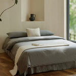 Linen Bedding Set Breathable Hypoallergenic 4-Piece