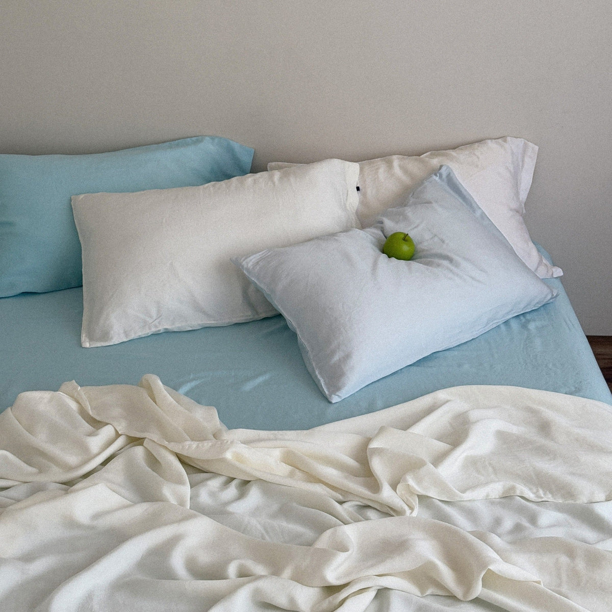 Linen Bedding Set Breathable & Moisture-Wicking Deep-Pocket 14 Inch