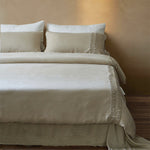 Linen Bedding Set Breathable Stonewashed Duvet Cover & Pillowcases