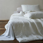 Linen Bedding Set Breathable Stonewashed Duvet Cover & Pillowcases