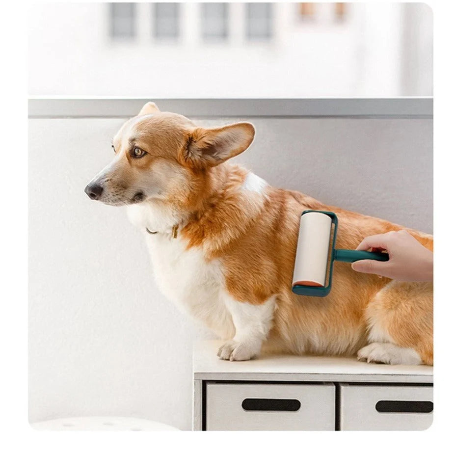 Lint Roller Pet Hair Remover With 3 Replacement Rolls