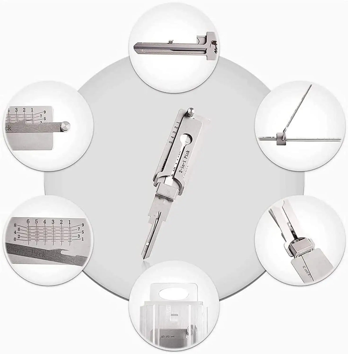 Locksmith Tool Kit Precision Stainless Steel Portable