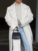 Long Coat Oversized Maxi Length Notch Lapels